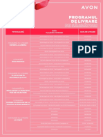 Program Livrari Sarbatori de Paste