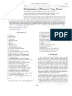 A Study On Optimization of Planetary Gear Trains: İ. Hüseyin Filiz, S. Olguner and E. Evyapan