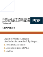 Manual of Standing Orders (Accounts & Entitlements) Volume-I