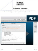 Firmware Upgrade Guide PL PRUSA 3D