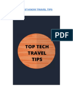 Top Tech Tavel Tips