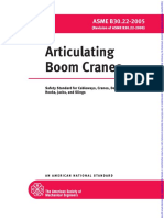 Articulating Boom Cranes: ASME B30.22-2005