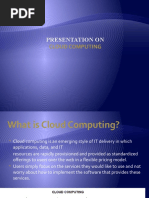 Presentation On: Cloud Computing