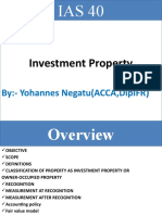 Investment Property: By:-Yohannes Negatu (Acca, Dipifr