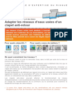 Fiche 5 - Clapet Anti Retour