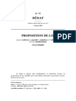 2019 - Proposition de Loi Anticasseurs - Définitive