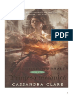 Cassandra Clare - Dispozitive Infernale - V3 Prinţesa Mecanică 1.0 (Supranatural)