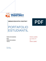 Plantilla Portafolio Del Estudiante