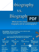 Text Structure L4 Autobiography V Biography