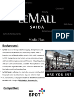 Le Mall Saida Media Plan