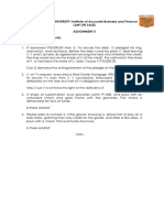 FAR EASTERN UNIVERSITY-Institute of Accounts Business and Finance Law On Sales Assignment 5 Problems (5 Points Each)