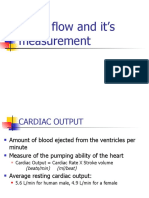 Blood Flow and It's Measurement