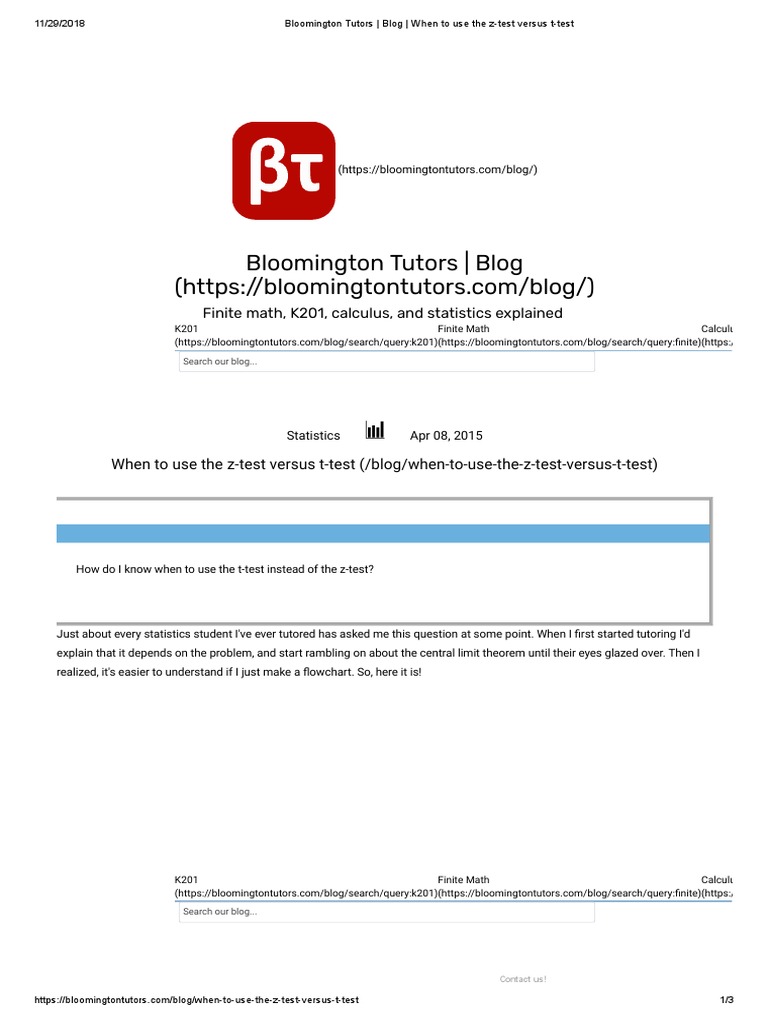 HOW DO YOU KNOW WHEN TO USE Z OR T DISTRIBUTION visual data 3