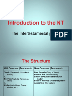 Introduction to the Intertestamental Period and Early Judaism