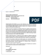 Solicitud fijación audiencia interrogatorio perito expropiación Bogotá