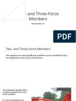 Two-And Three-Force Members: Read Section 5.4