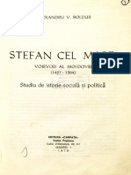 Stefan Cel Mare, Voievod Al Moldovei (1457-1504) - Studiu de Istorie Sociala Si Politica.