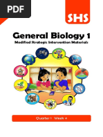 General Biology 1: Modified Strategic Intervention Materials