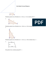 Soal Latihan Teorema Pyhtagoras