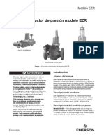 Ezr Regulador Reductor de Presión Manual de Instrucciones BR Ezr Pressure Reducing Regulator Instruction Manual Es 6274172