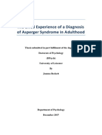 8 - The Lived Experience of A Diagnosis of Asperger Syndrome in Adulthood