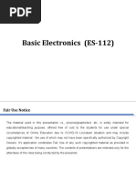 Basic Electronics (ES-112)