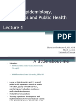 MD3150E Epidemiology, Biostatistics and Public Health