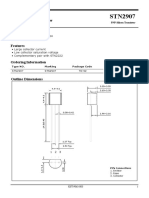 STN2907 (PNP Silicon Transistor) Datasheet