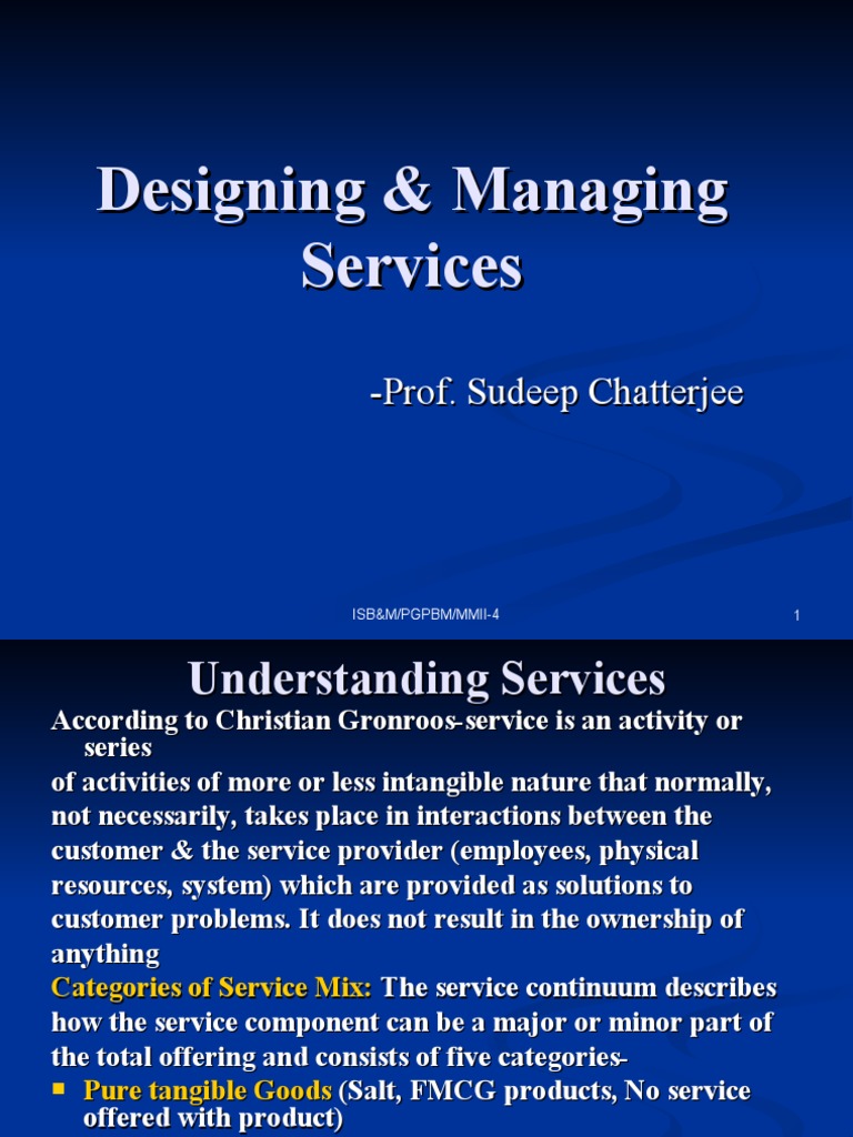 Designing & Managing Services | PDF | Marketing | Strategic Management