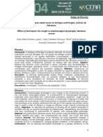 Efeito de Técnicas para Obter Tosse Na Disfagia Orofaríngea Revisão de Literatura