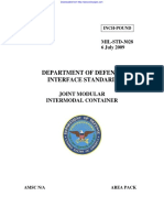 Department of Defense Interface Standard: Joint Modular Intermodal Container