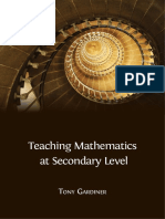 Mathematics For Secondary Teacher