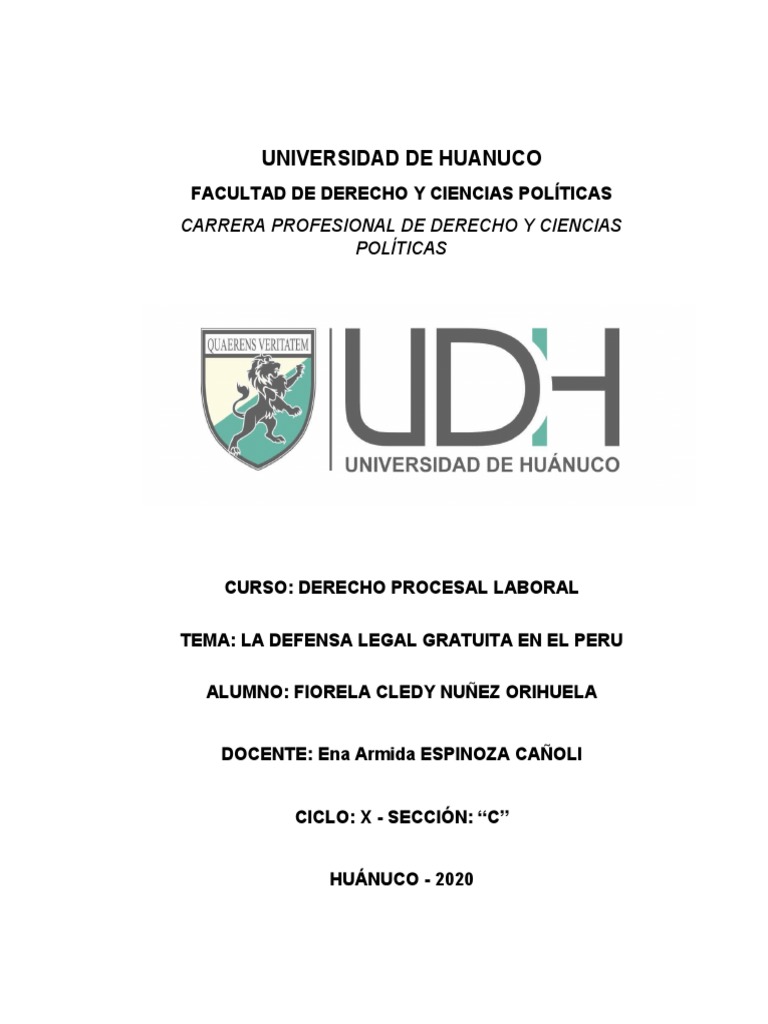 Caratula - Universidad de Huanuco | PDF | Historia, image size:768x1024