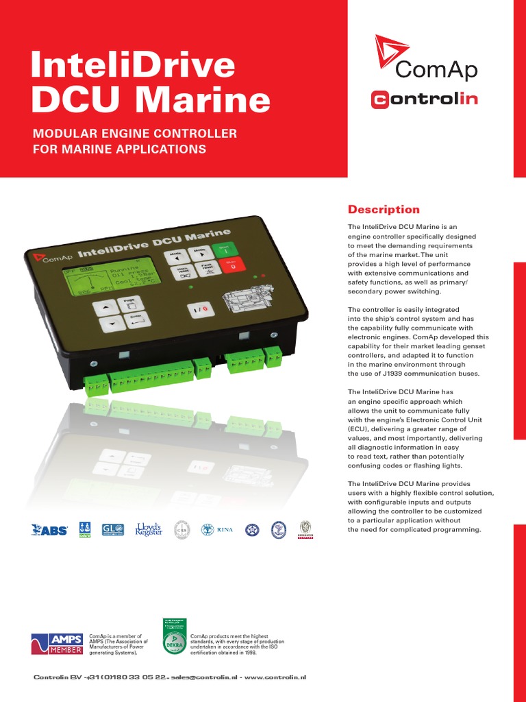 Intelidrive Dcu Marine Modular Engine Controller For Marine
