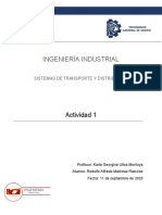 Actividad 1 TRANSPORTE Y DISTRIBUCION