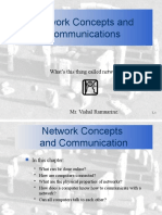 Network Concepts and Communications: What's This Thing Called Networking?