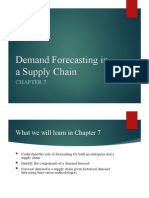 Demand Forecasting in A Supply Chain
