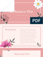 Pink and Blue Simple Marketing Strategy Presentation