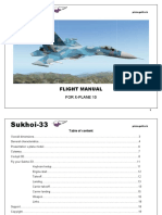 Sukhoi-33: Flight Manual