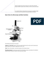 A Microscope Is An Instrument Widely To Magnify and Resolve The Image of An Object That Is Otherwise Invisible To Naked Eye