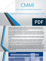 Capability Maturity Model Integration: Importance de CMMI Dans La Gouvernance IT Basée Sur COBIT