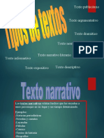 Tipo de Textos