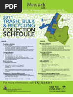 Download 2011 Trash and Recycling Collection Schedule by CityOfNewarkNJ SN50739569 doc pdf