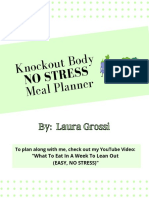 Knockout Body Meal Plan Ner: No Stre SS