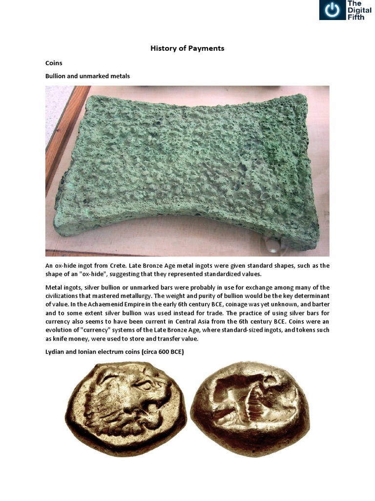 Evolution of Payment Systems | PDF | Coins | Credit Card