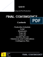 Final Contingency Planning Booklet - Unit 8