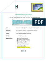 Contaminación Sonora, Normatividad, Niveles DB