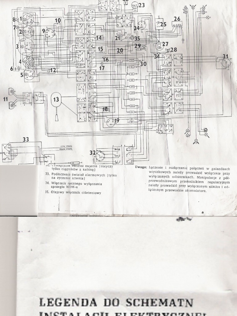 ZETOR 52117745 Schemat Instalacji Elektrycznej (PL) PDF