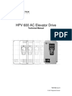 HPV 600 AC Elevator Drive: Technical Manual