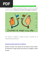 CFE - Didáctica de Las Prácticas Del Lenguaje y La Literatura II-Clase 1